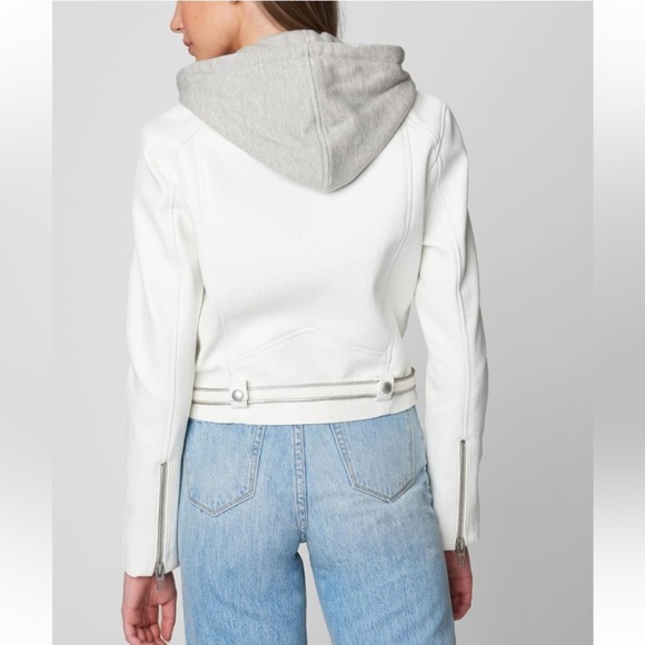 BLANKNYC Vegan Leather Hoodie Jacket XS - Picture 2 of 14